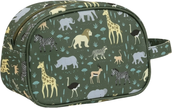 A Little Lovely Company Kosmetiktasche – Tiere der Savanne