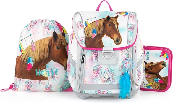 Schulset 3-tlg. OXYBAG Premium Light – Pferd Romantic