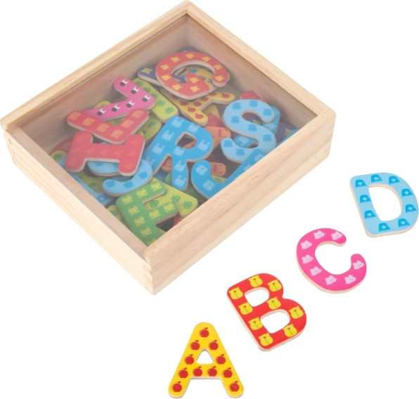 Small Foot bunte magnetische Holzbuchstaben 37 Stk
