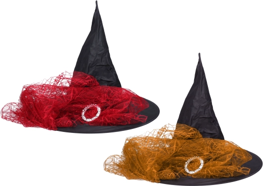 Karneval-Hexenhut 38 × 33 cm