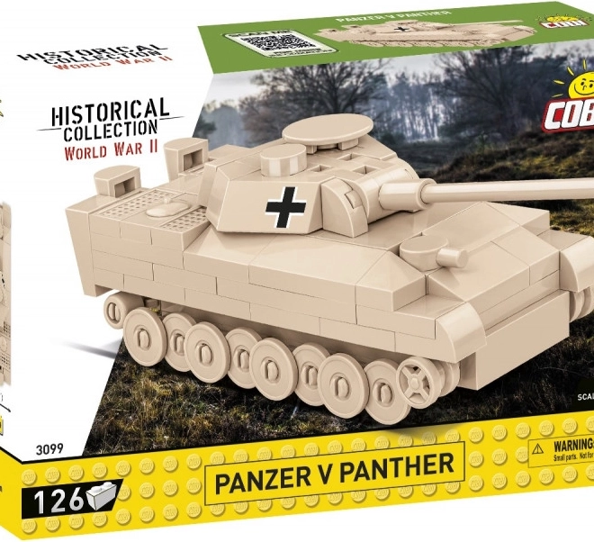 COBI Konstruktionsbausatz Panzer V Panther 1:72 – Mini-Panzer, 126 Teile