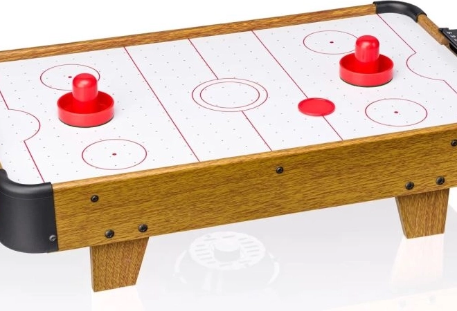 Tisch-Airhockey aus Holz – kompaktes Familienspiel