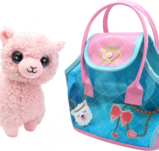 Plüsch-Lama mit Handtasche für Kinder