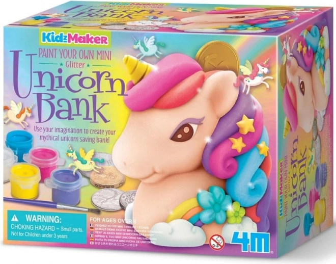 Set Spardose Einhorn