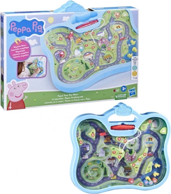 Magnetisches Labyrinth mit Peppa‑Pig‑Motiv für Kinder