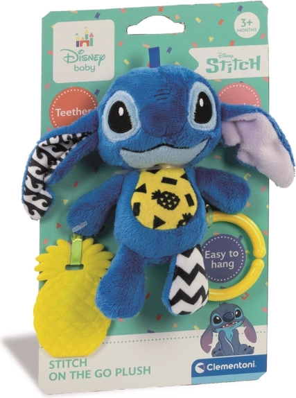 Plüsch-STITCH zum Aufhängen mit Beißring und Quietsche