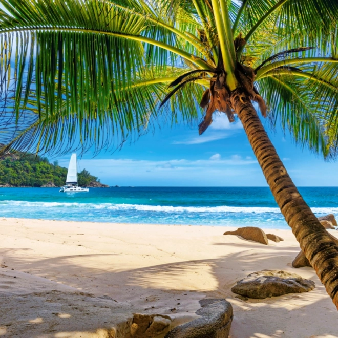 Puzzle 500 Teile Holidays in Seychelles