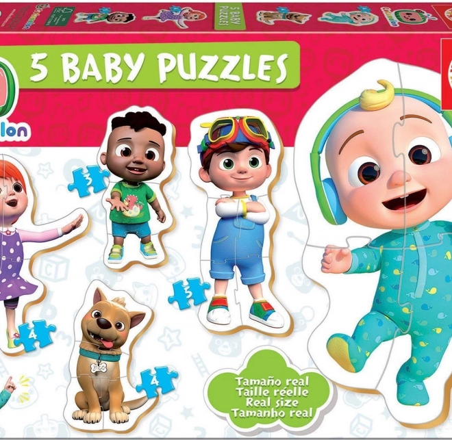 Baby-Puzzle Cocomelon 5-in-1 (3–5 Teile) – EDUCA