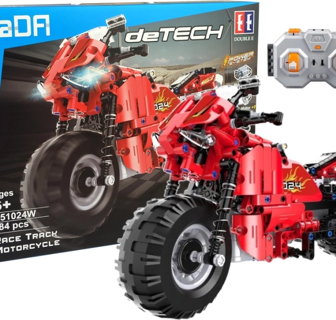 Bausteinset CaDA RC Motorrad 2,4 GHz, 484 Teile