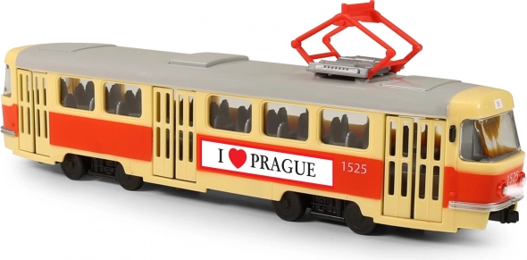 Kinderstraßenbahn Prag mit tschechischer Ansage
