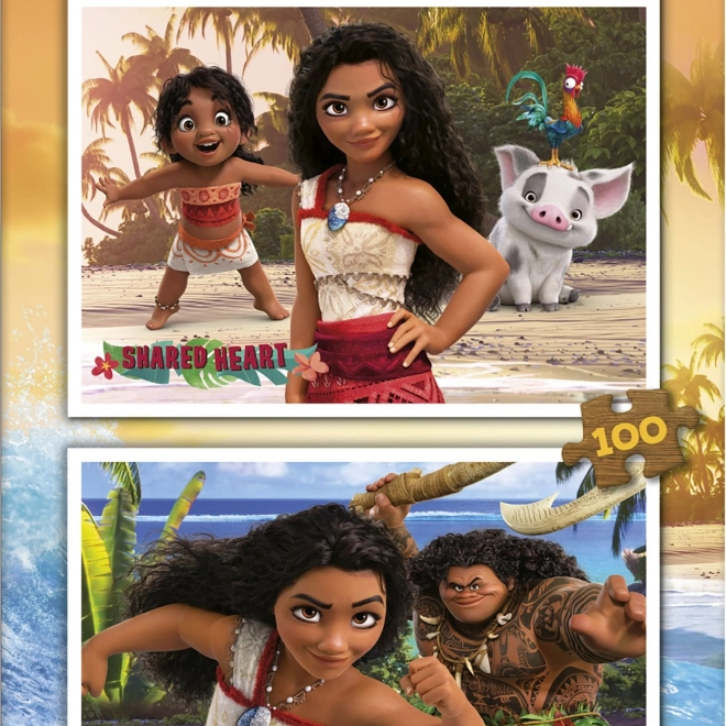 Puzzle EDUCA VAIANA 2 – 2×100 Teile