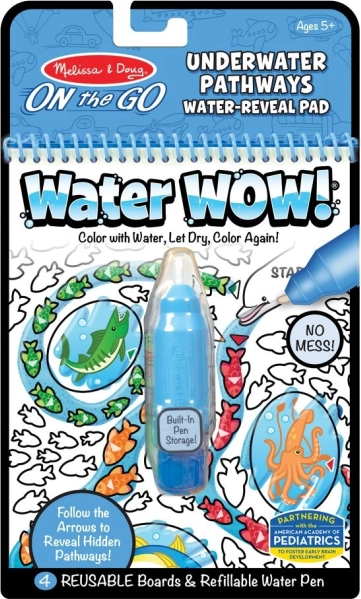 Wasser-Malbuch Water Wow! Finde den Weg – Unter Wasser