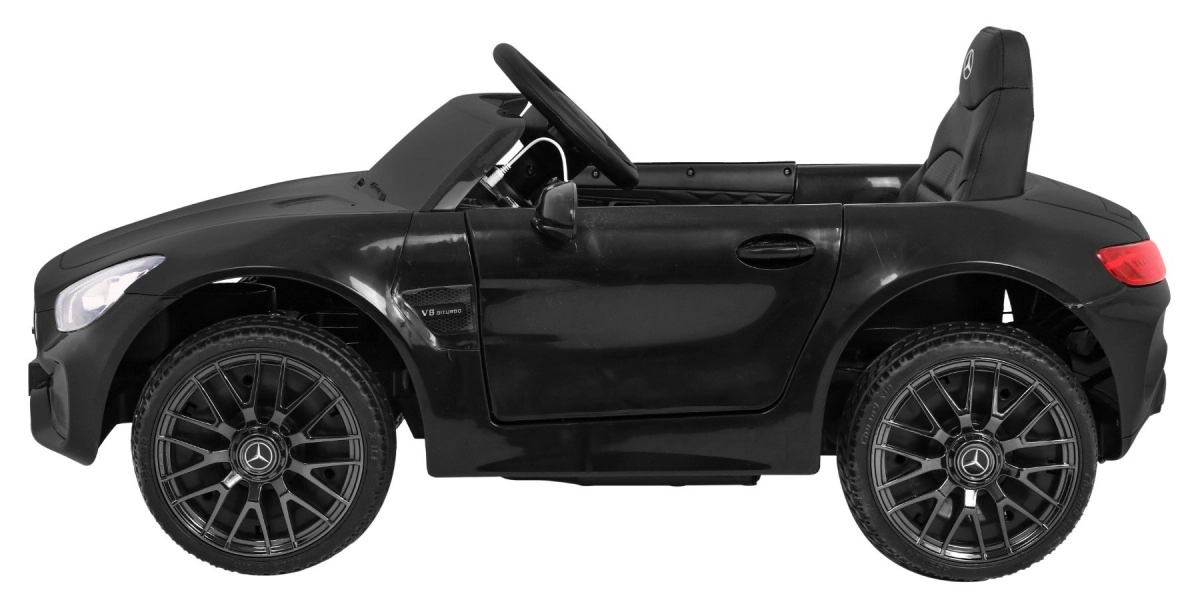 Kinder Auto Elektro LEADZM Kinder Elektroauto Mercedes AMG GTR 12V – Mit Fernbedienung, Musik & LED, Für Kinder 3-5 Jahre Mercedes AMG GTR Kinderauto