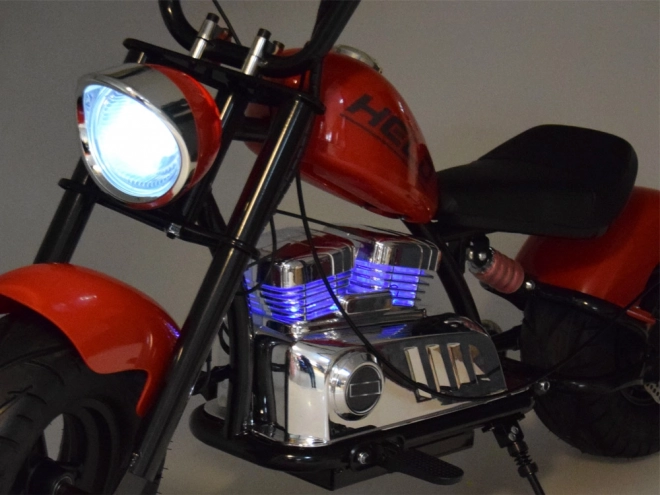 Elektrischer Chopper Motorrad für Kinder – Rot