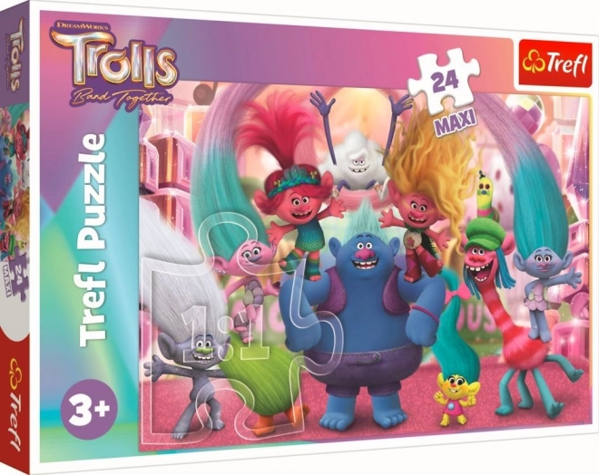 Maxi Puzzle Trolls Die Welt der Trolle