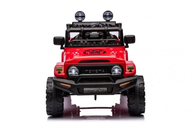 Rotes elektrisches Geländewagen-Spielzeug