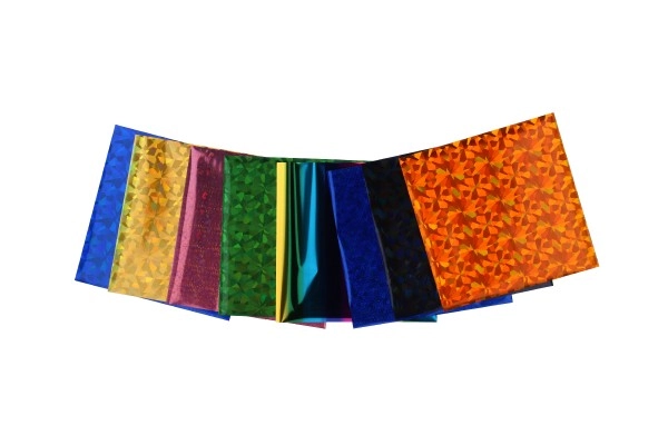 Bunte Dekorationsfolien