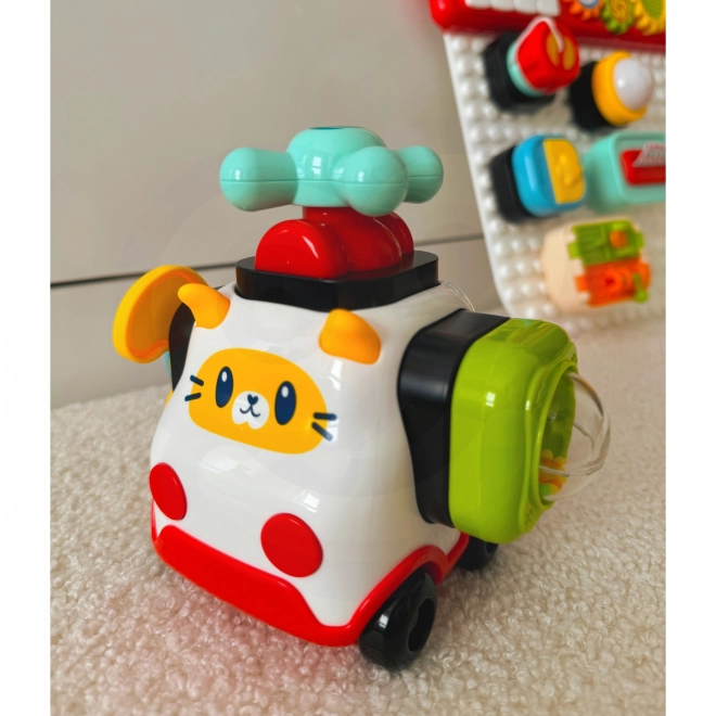 Woopie Baby Montessori Konstruktionsspielzeug Auto Katze