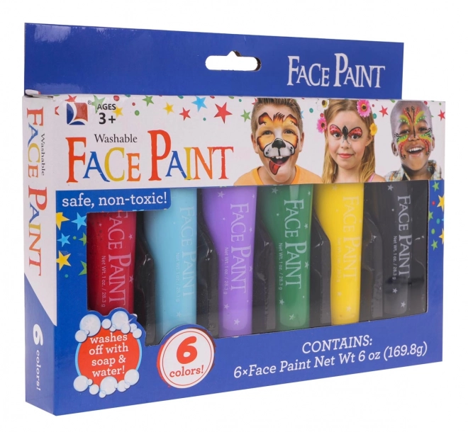 Kindergesichtsmalset mit 6 Farben