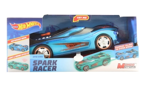 Hot Wheels Spark Racers Spin King Auto mit Batterie