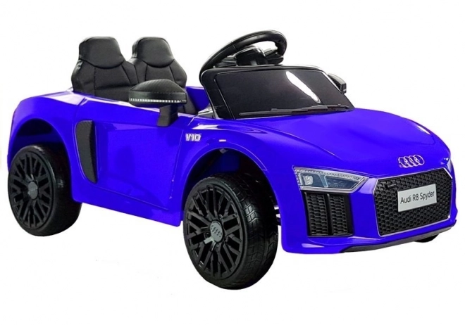 Audi R8 Spyder Kinder Elektroauto Blau