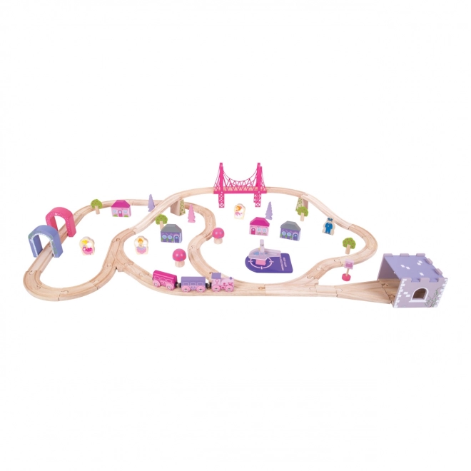 Große Holz-Prinzessin Eisenbahn Bigjigs Rail