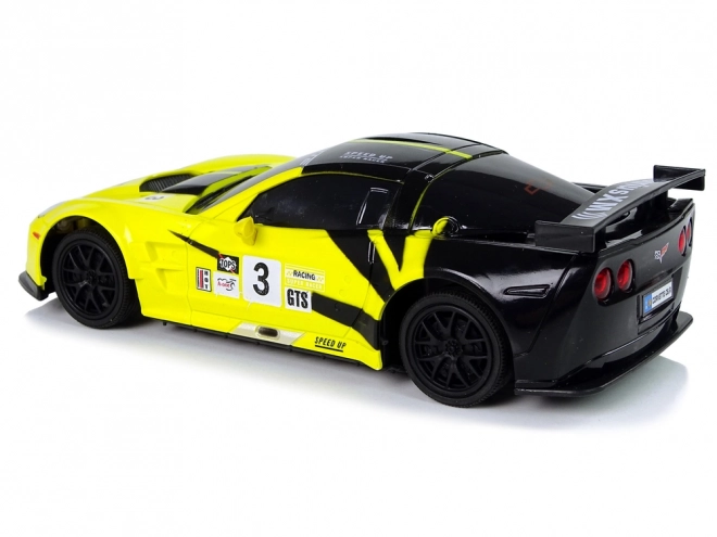 Zubehör Sportwagen R/C Modellauto Gelb CORVETTE C6.R