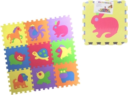 Schaumstoff-Puzzle Tiere – 9 Teile