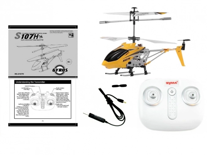 Ferngesteuerter Helikopter Syma S107H – Gelb