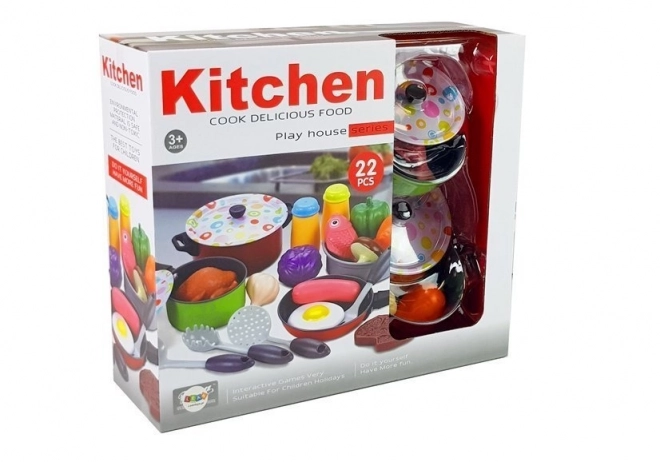 Küchenset für Kinder - 22 Teile