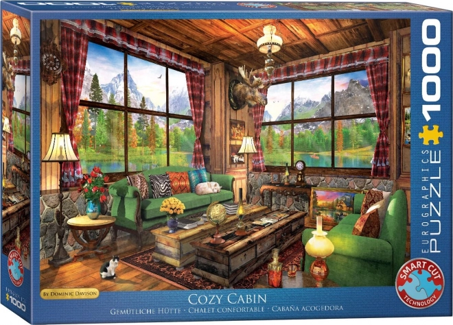 Eurographics Puzzle Gemütliche Hütte 1000 Teile