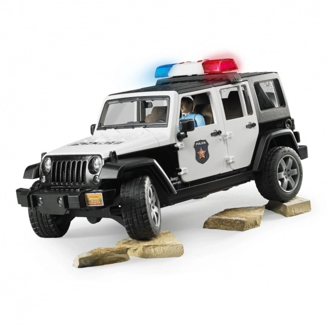 Jeep Wrangler Rubicon Polizei mit Figur