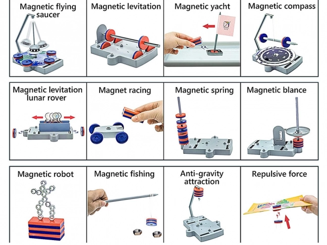 Magnetisches Lernset 12-in-1