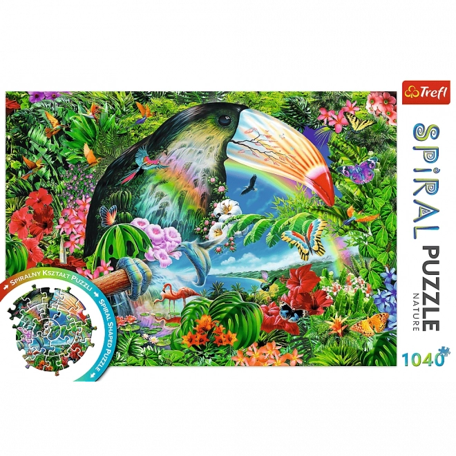 Tropische Tiere Spiral Puzzle 1040 Teile