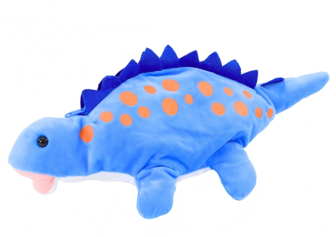 Plüsch Dinosaurier Federmäppchen Blau