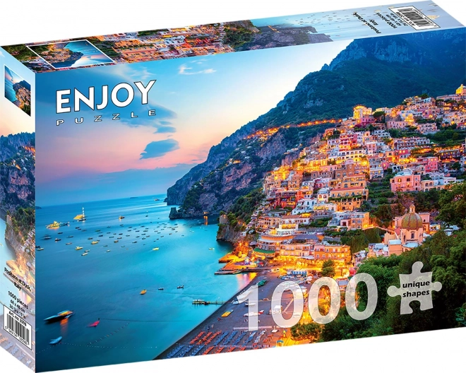 Puzzle Positano Italien Dämmerung 1000 Teile