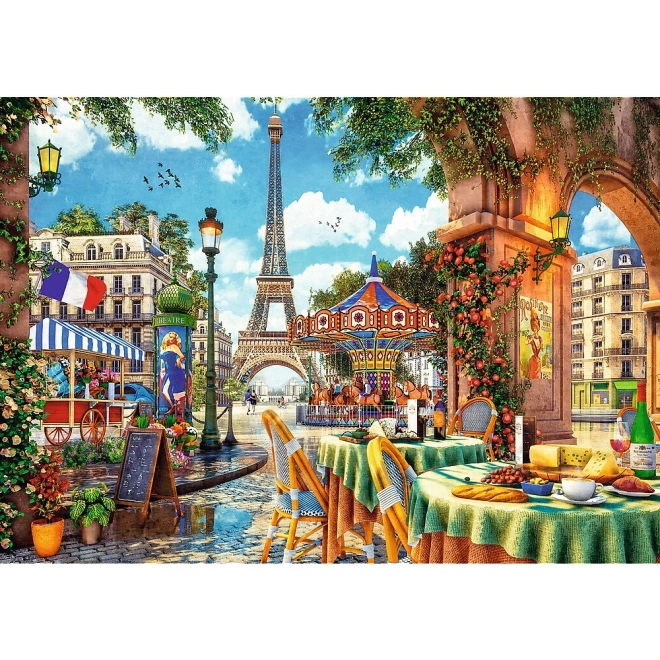 Romantisches Paris-Motiv
