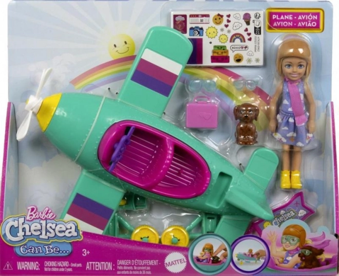 Barbie Chelsea und Flugzeug Spielset