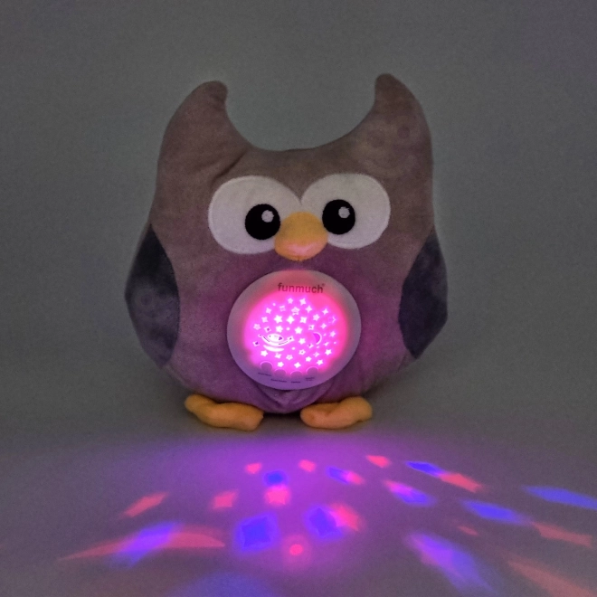 Plüsch Eule Nachtlicht Projektor 2-in-1 mit Schlafliedern - WOOPIE BABY