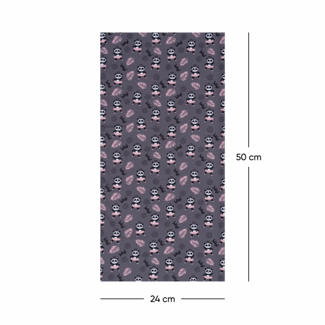 Maß 24 × 50 cm mit verspieltem Print