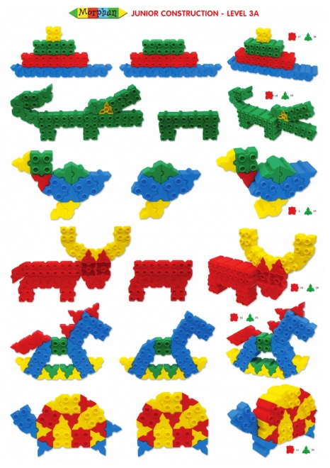 Morphun Konstruktionsbausteine Set 200 Teile