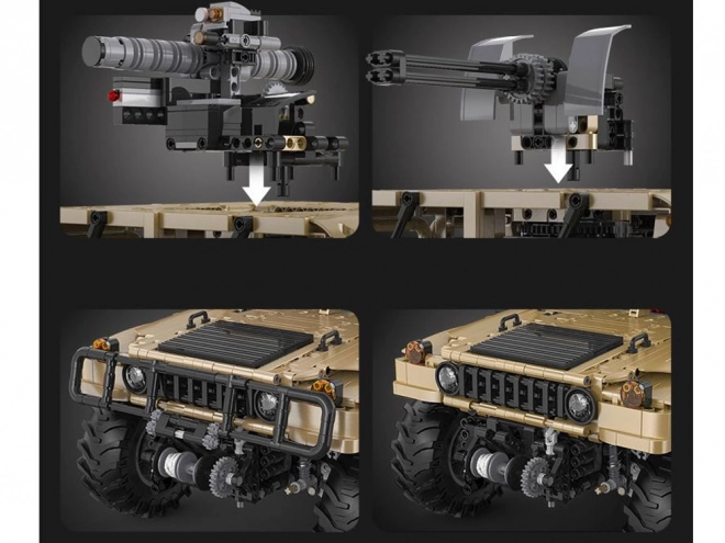 Großes Humvee Konstruktions-Set im Maßstab 1:18