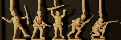 Russische Infanterie-Gewehrkräfte Spielfiguren Set