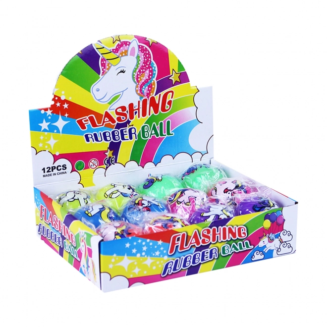 Leuchtender Einhorn-Hüpfball