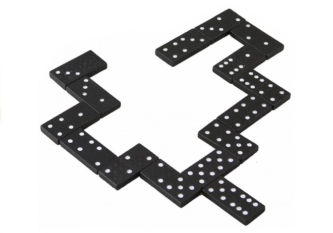 Domino im Holzbox