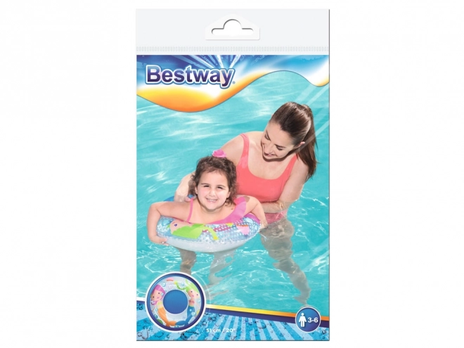 Bestway Aufblasbarer Schwimmring DELFIN