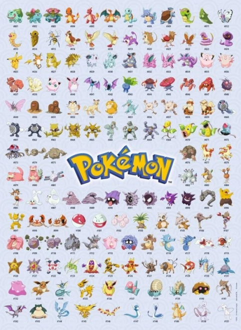 Puzzle Pokémon Erste 151