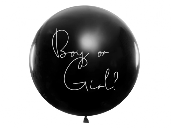 Gender Reveal Ballon Blaues Konfetti