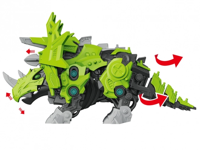 Mechanischer Triceratops Roboter zum Selberbauen