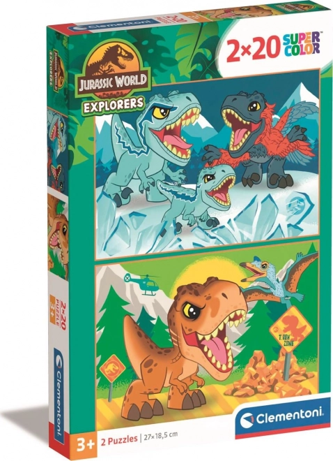 Jurassic World SuperColor Puzzle für Kinder